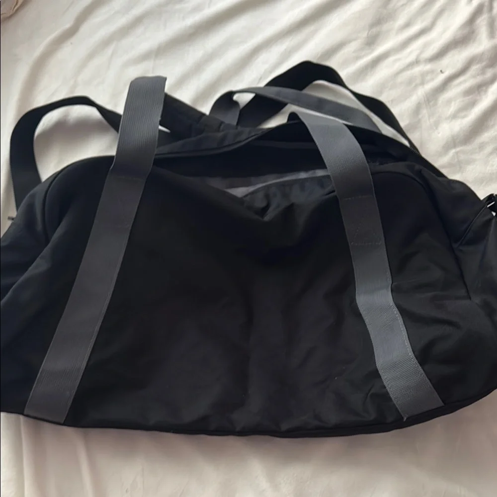 Nike Black and Gray Duffel Bag